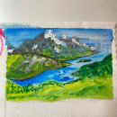Mi proyecto del curso: Introducción a la pintura de paisajes en acrílico. Un proyecto de Ilustración tradicional, Pintura y Pintura acrílica de juanjcontrerasperez - 17.03.2024