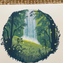My project for course: Painting Atmospheric Landscapes with Gouache. Traditional illustration, Painting, and Gouache Painting project by Karen - 03.14.2024