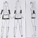 Meu projeto do curso: Criação de personagens de mangá. Un proyecto de Ilustración tradicional, Diseño de personajes, Cómic y Manga de Ana Beatriz Menezes - 21.03.2024