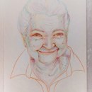 Mi proyecto del curso: Dibujo de retratos llamativos con lápices de colores. Drawing, Portrait Drawing, Sketchbook, and Colored Pencil Drawing project by Dixidi Gráfica - 03.20.2024