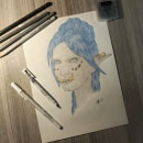 Mi proyecto del curso: Sketchbook de retrato: explora el rostro humano. Un proyecto de Bocetado, Dibujo, Dibujo de Retrato, Dibujo artístico y Sketchbook de Fátima Pineda Serrano - 22.03.2024