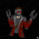 Star-Lord. Design de personagens projeto de Iván Horner - 15.12.2023