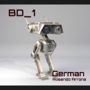 BD1 modelado para papercraft. Un projet de Modélisation 3D de German Rosendo Arrona - 29.10.2023