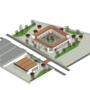 Projeto de Arquitetura de Mercado Municipal feito para estudo. Architecture project by Elisa Tenorio - 06.16.2023