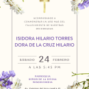 Invitacion Misa. Design, and Advertising project by Gabriela Ramirez Cuba - 04.01.2024