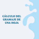 Cálculo del gramaje de una hoja. Graphic Design project by Claudia Ferrer - 02.23.2024