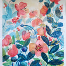 My project for course: Artistic Floral Watercolor: Connect with Nature. Ilustração tradicional, Pintura, Pintura em aquarela e Ilustração botânica projeto de Sofia Cruz - 02.04.2024