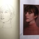 Mon projet du cours : Carnet de portraits : explorez le visage humain. Sketching, Drawing, Portrait Drawing, Artistic Drawing, and Sketchbook project by sarondelph - 04.02.2024