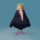 Crows of Crowns. Een project van Traditionele illustratie, Ontwerp van personages, Digitale illustratie y  3D-modellering van poaguek - 02.04.2024