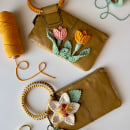 HOBO Collaboration Spring Bag Collection. Fiber Arts, and Macramé project by Alisha Ing - 04.03.2024