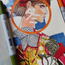 Mi proyecto del curso: Coloreado con marcadores para dibujo manga. Ilustração tradicional, Comic, Teoria da cor, e Mangá projeto de José Miguel Guzmán Rodríguez - 02.04.2024