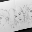 Mi proyecto del curso: Sketchbook de retrato: explora el rostro humano. Esboçado, Desenho, Desenho de retrato, Desenho artístico, e Sketchbook projeto de ilevc22 - 06.04.2024