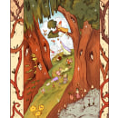 My project for course: Forest Fantasy Illustration in Procreate & Photoshop. Un progetto di Illustrazione digitale, Illustrazione infantile e Disegno digitale di Esra Ozturk - 02.04.2024
