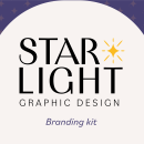 Starlight - Branding kit  Ein Projekt aus dem Bereich Grafikdesign von Auba Mas - 08.04.2024