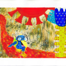 My project for course: Creative Sketchbooking: Explore and Play with Illustration. Un projet de Créativité, Dessin, Aquarelle, Carnet de croquis, Illustration à l'encre, Dessin aux cra , et ons de couleur de meekeetza - 08.04.2024