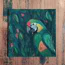 Papagei im Dschungel. Pintura projeto de ekaterin4luv - 08.04.2024