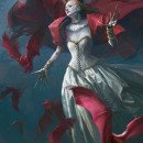 Countess Bloodwing. Un proyecto de Ilustración digital de João Gabriel Oliveira - 26.03.2024