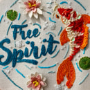 Free Spirit. Un projet de Broderie de Cata Losada - 09.04.2024