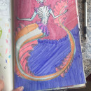 My project for course: Fantasy Sketchbook: Draw Characters from Imagination. Un progetto di Illustrazione tradizionale, Creatività, Disegno e Sketchbook di Luka Motel - 18.04.2024