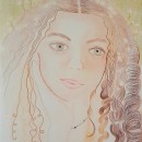 Meu projeto do curso: Desenho de retratos vibrantes com lápis de cor. Un proyecto de Dibujo, Dibujo de Retrato, Sketchbook y Dibujo con lápices de colores de Ana Lucia Kroeff Vieira - 25.04.2024