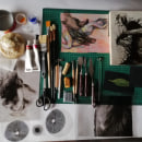 Mi proyecto del curso: Introducción a la técnica tradicional encáustica. Artes plásticas, e Colagem projeto de Soraya Cristo Borrero - 25.04.2024