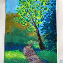 My project for course: Landscape Painting with Gouache for Beginners. Een project van  Beeldende kunst, Schilderij, Naturalistische illustratie y Schilderen met gouache van Allyx G - 26.04.2024