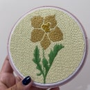 Yellow Flower. Embroider project by Coricrafts - 05.01.2024