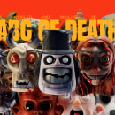 ABC OF 3DEATH (3D HORROR MOVIE FACES). Traditional illustration, 3D, Digital Illustration, and 3D Character Design project by Jim Palacio - 10.31.2023