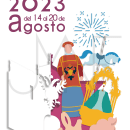 Cartel Feria y Fiestas Toledo 2023 (PROPUESTA). Design, Events, Graphic Design, Vector Illustration, Poster Design, and Digital Illustration project by Jose María Aguado - 05.08.2024