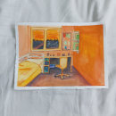 habitación + pintando - tec. Watercolor Painting project by lucibomb - 05.08.2024