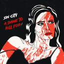 Sin City - A Dame to kill for - Poster Illustration. Design, Traditional illustration, Advertising, Film, Vector Illustration, Digital Illustration, Artistic Drawing, Editorial Illustration, and Picturebook project by Danilo Henrique - 05.15.2024