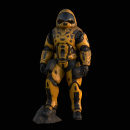 Juggernaut Sci-Fi Suit. 3D, Character Design, Film, 3D Animation, 3D Modeling, Video Games, 3D Character Design, 3D Design, Game Design, and Game Development project by Carlos Tellez - 12.19.2023