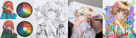 Graduate Manga Marker Layout