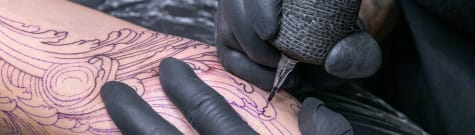 How tattoo is made  material history used components procedure  machine History Design