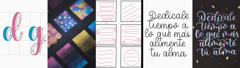 Corso online - Lettering con acquerelli metallizzati (Letters by Jess)