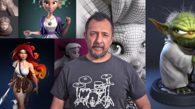 3D Character Modeling. 3D, and Animation course by Luis Gomez-Guzman