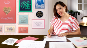 Cursive Lettering for Logos. Calligraphy, and Typography course by Martina Flor