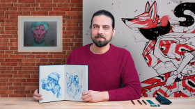 Artist's Sketchbook for Illustration Projects. Illustration course by Aleix Gordo Hostau