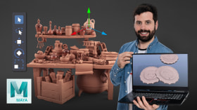 Modelado cartoon de bodegones con Maya. Un curso de 3D y Animación de Albert Valls Punsich