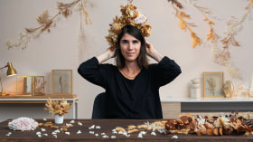 Floral Headpiece: Using Flowers to Create Accessories. Craft course by Violeta Gladstone