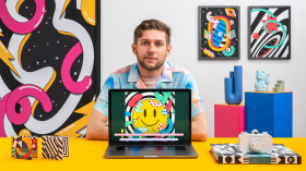 Motion Graphics for Social Media: Create A Sticker Pack. 3D, and Animation course by Alex Foxley