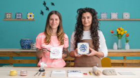 Design and Create Portuguese Ceramic Tiles. Craft course by Gazete Azulejos