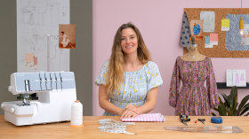 Corte e costura: crie e confeccione um vestido franzido. Um curso de Craft e Moda de By Hand London