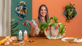 Hand-Dyed Macramé: Create Unique Plant Hangers. Craft course by Demi Mixon