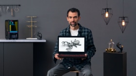 Design and 3D Modeling for Jewelry. 3D, and Animation course by Luis Berrón
