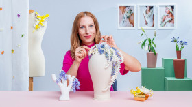 Joias florais: crie acessórios com flores naturais. Curso de Craft por Susan McLeary