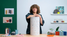Terrazzo Techniques for Resin Furniture Making. Craft, Architecture, and Spaces course by Olivia Aspinall
