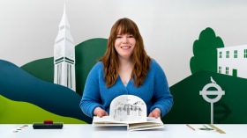 Pop-up Book Fundamentals: Storytelling with Paper and Light. Craft course by Helen Friel