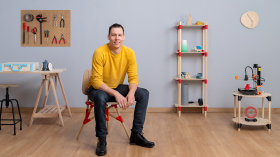 Diseño de muebles con impresión 3D y madera. Un curso de Craft y Diseño de Alexandre Chappel
