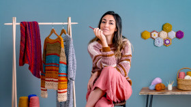 Criação de roupas de crochê repletas de cor e textura. Um curso de Craft de Laura Carmona (Susimiu)